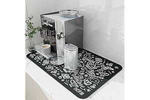 Hide Stain Coffee Mat for Countertop: Keep Your Coffee Haven Spotless with...