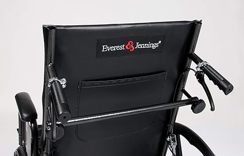 Miniatura 7 de Everest & Jennings Advantage - Silla de ruedas reclinable para adultos y personas mayores, asiento de 16 pulgadas, respaldo alto