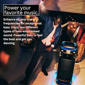 Sony ULT Tower 10 Party Speaker (Black) Bundle