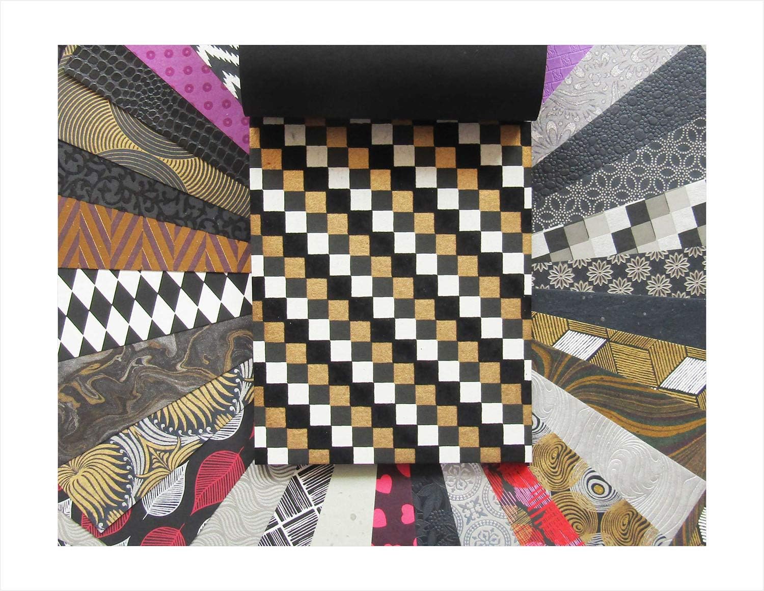 Paperhues Remembrance Handmade Scrapbook Collection Papers 8.5x11" Pad, 36 Sheets.