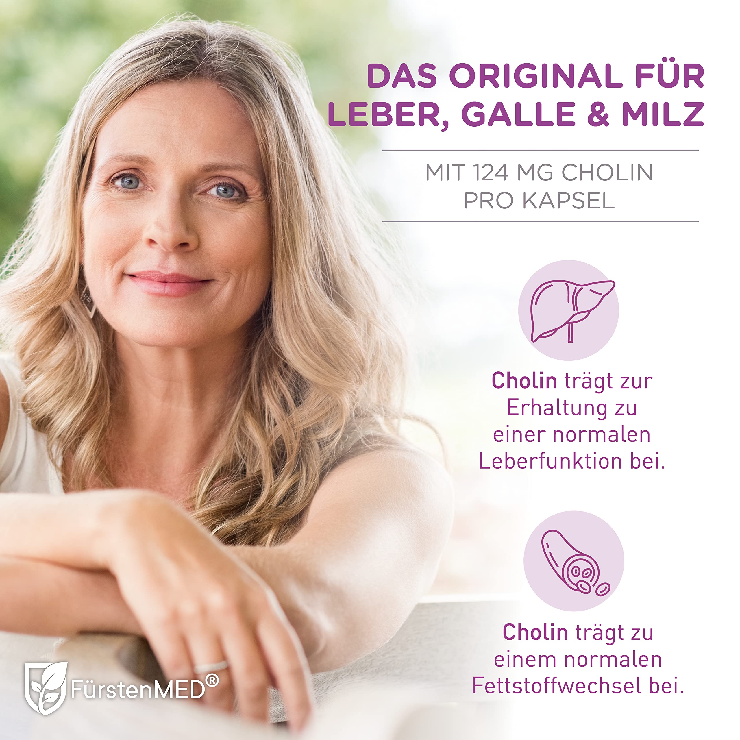 FürstenMED® Mariendistel Kapseln Hochdosiert mit Artischockenextrakt - Mariendistel Artischocke Löwenzahn und Cholin - Leber Komplex Hochdosiert mit 80% Silymarin 120 Kapseln Laborgeprüft