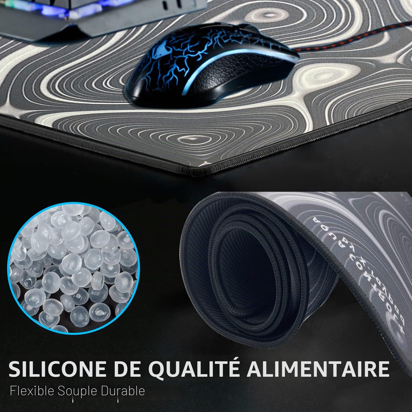 Tapis de Souris de Jeu X-Raypad Aqua Control Plus AC+ Rob, Ultra-Haute précision avec Une Vitesse et Une capacité de contrôle parfaites, conçu pour Les Joueurs Fps avec de Faibles exigences en DPI