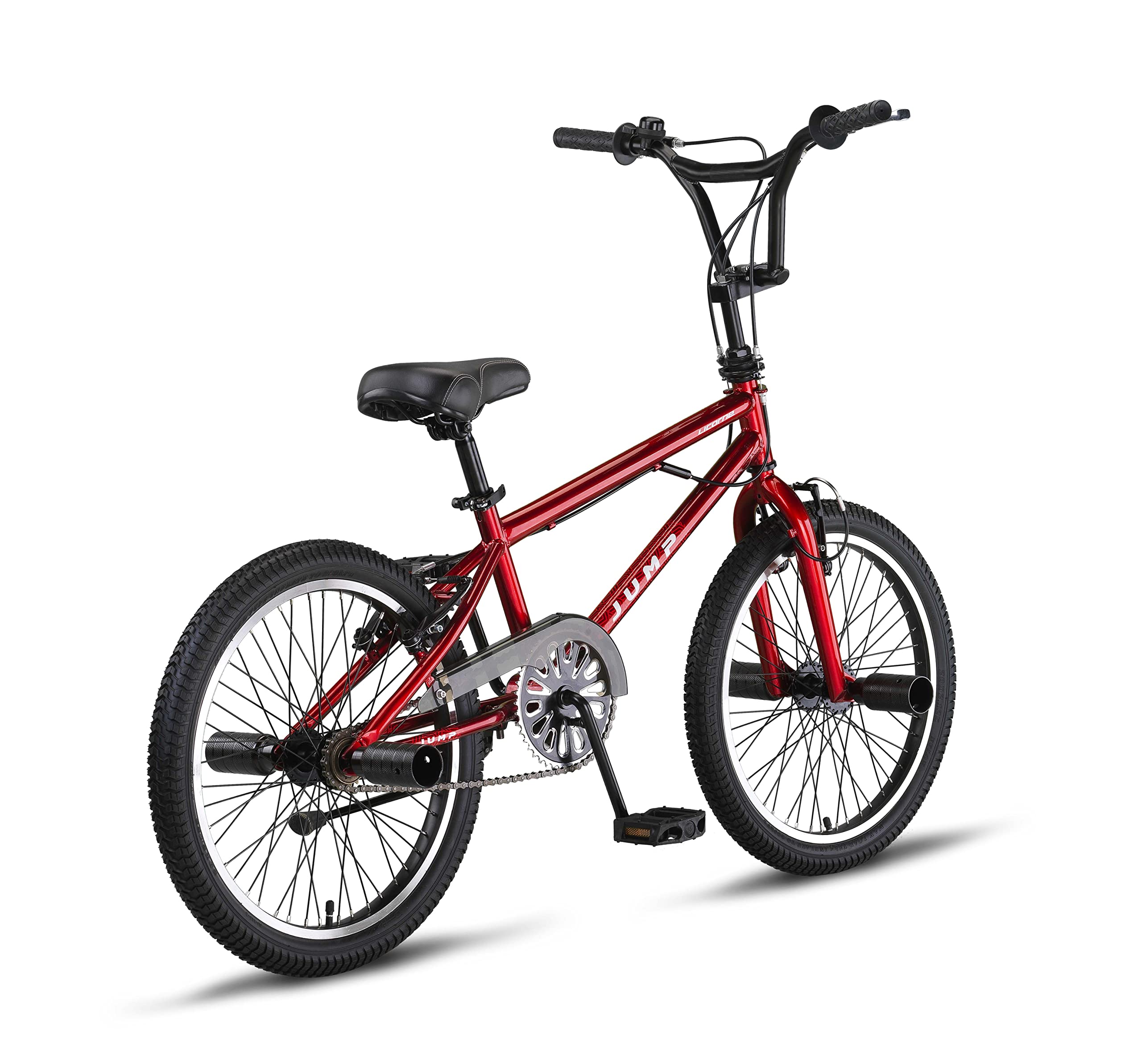 Licorne - Bicicletta “Jump Premium BMX”, sistema a rotore a 360°, 4 perni in acciaio, carter, ruota libera