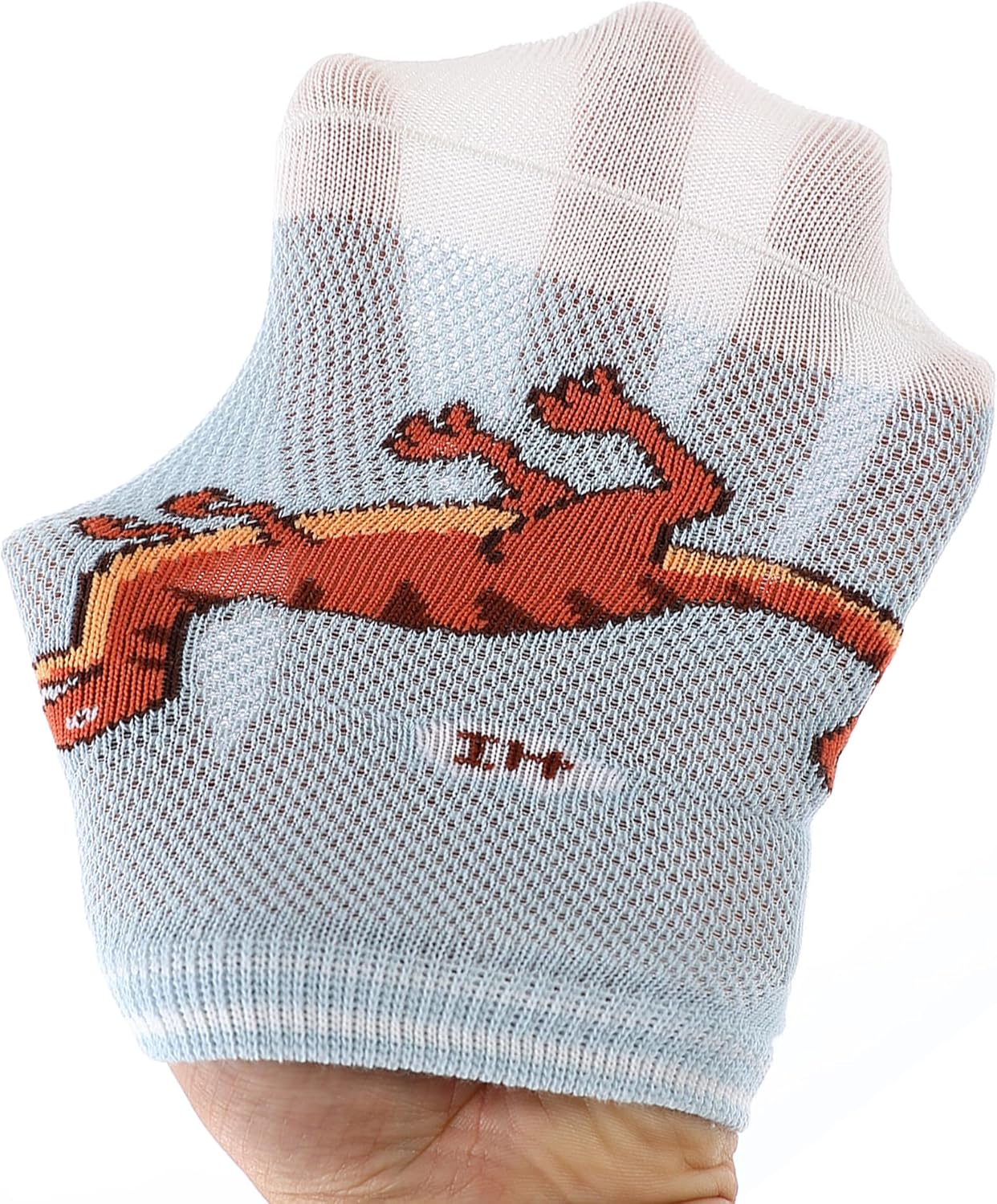 CHUNG Boys Cotton Ankle Socks 5/10 Pack Low Cut Dinosaur Mesh 2-9Y Light Weight Back School Running Sports Casual - Image 7