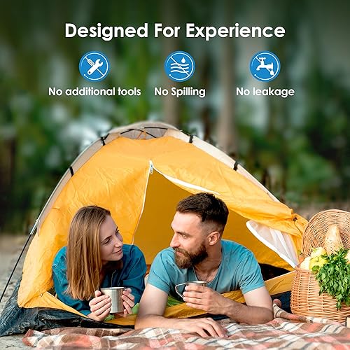 Miniatura 7 de Waterdrop Filtro de agua certificado NSFANSI 372, repuesto para filtros negros Berkey BB9-2, sistema de filtro de agua por gravedad Berkey y serie