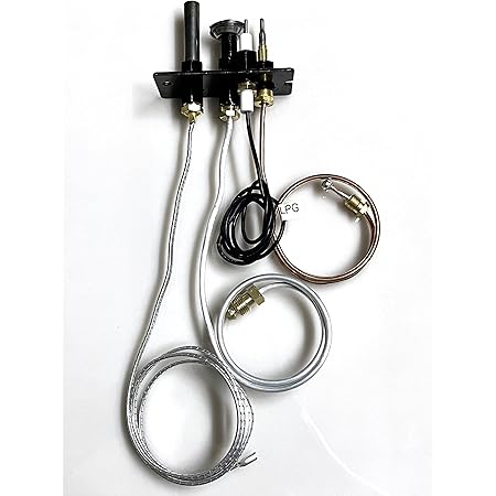 Veilleuse De Cheminée Majestic Athletic 1111 - Assemblage Pilote NG, Noir, Neuve