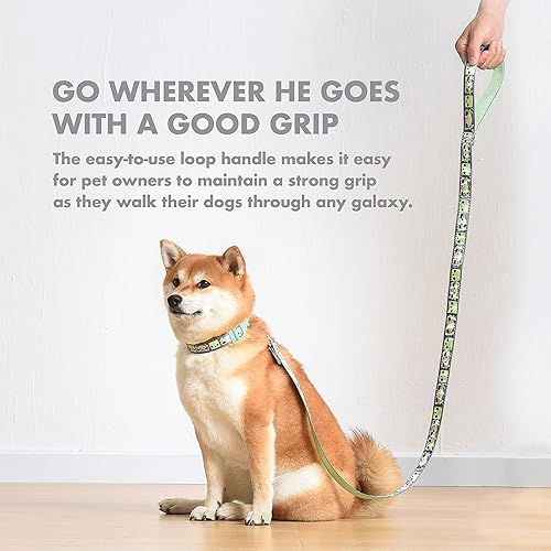 Miniatura 3 de Star Wars for Pets The Mandalorian The Child - Correa para perro de 6 pies  Correa de perro de 6 pies se fija fácilmente a cualquier collar o arnés