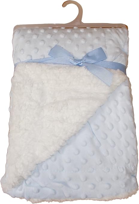 blue minky blanket
