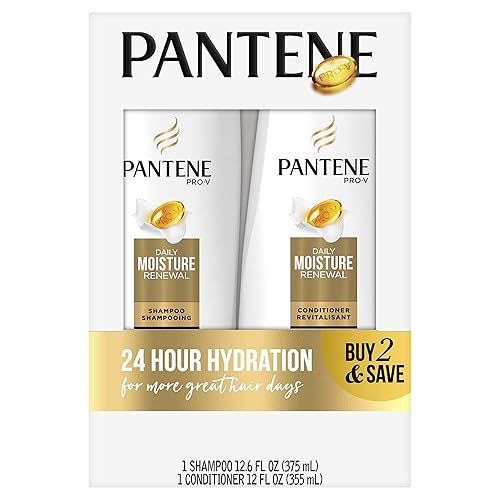 Pantene Daily Moisture Renewal Duo Set - Champú de 12.6 onzas y acondicionador de 12 onzas (1 cada uno)) disponible en Yaxa Costa Rica
