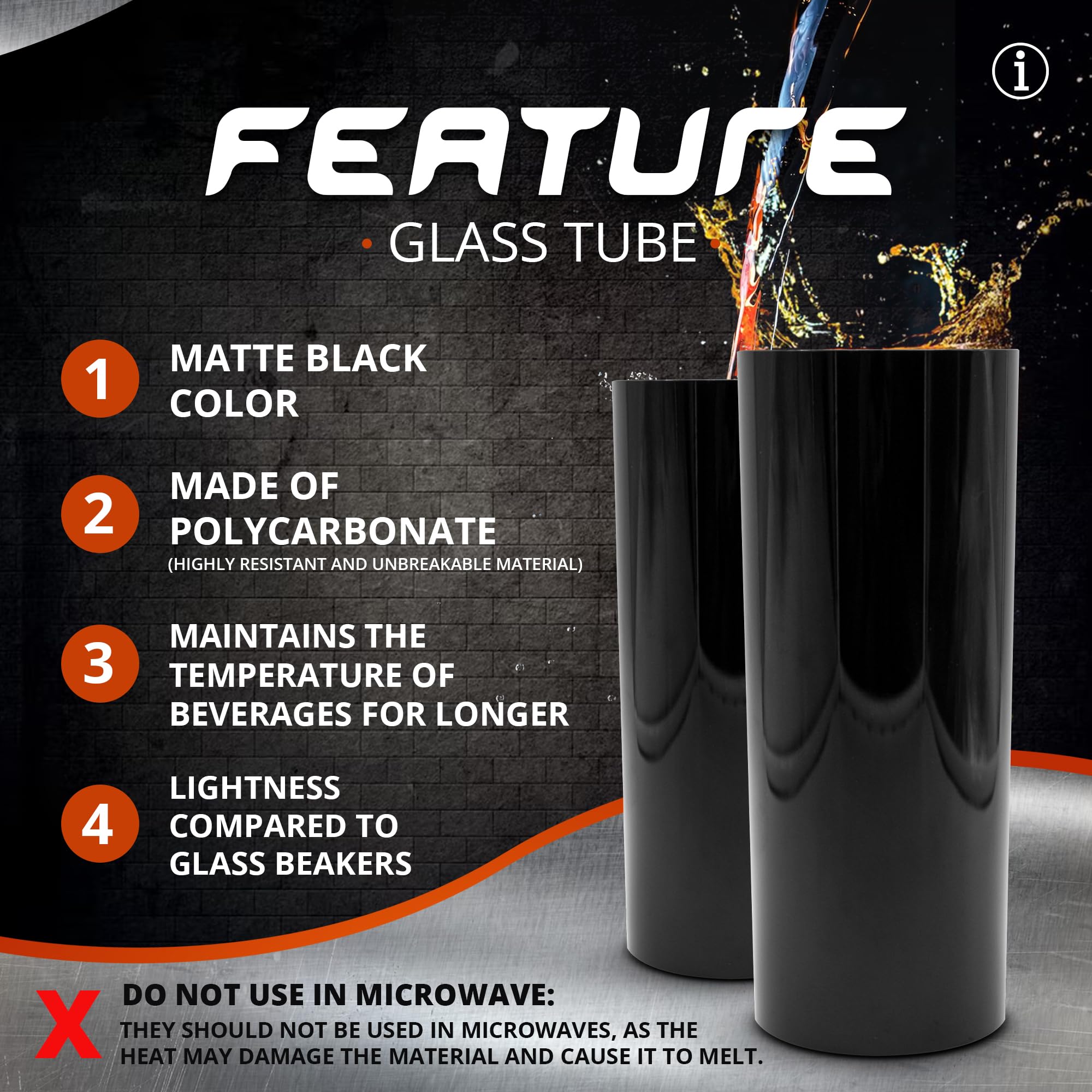 Verres Cocktail Plastique Incassable DOJA - Pack 6 Verres Margarita 25cl