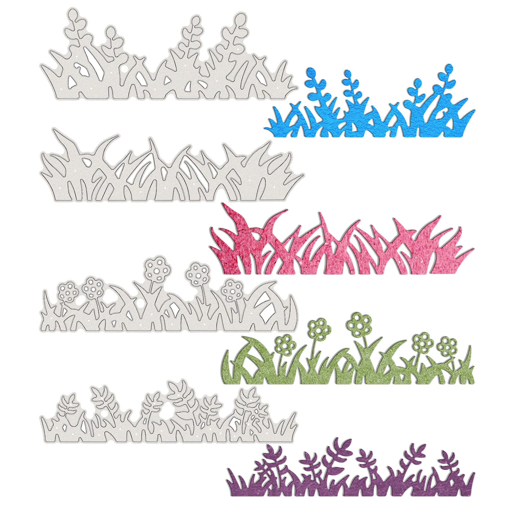 Set Fustelle Natalizie In Metallo: Albero, Stella, Fiocco, Foglia - Stencil Per Scrapbooking E Biglietti Fai Da Te