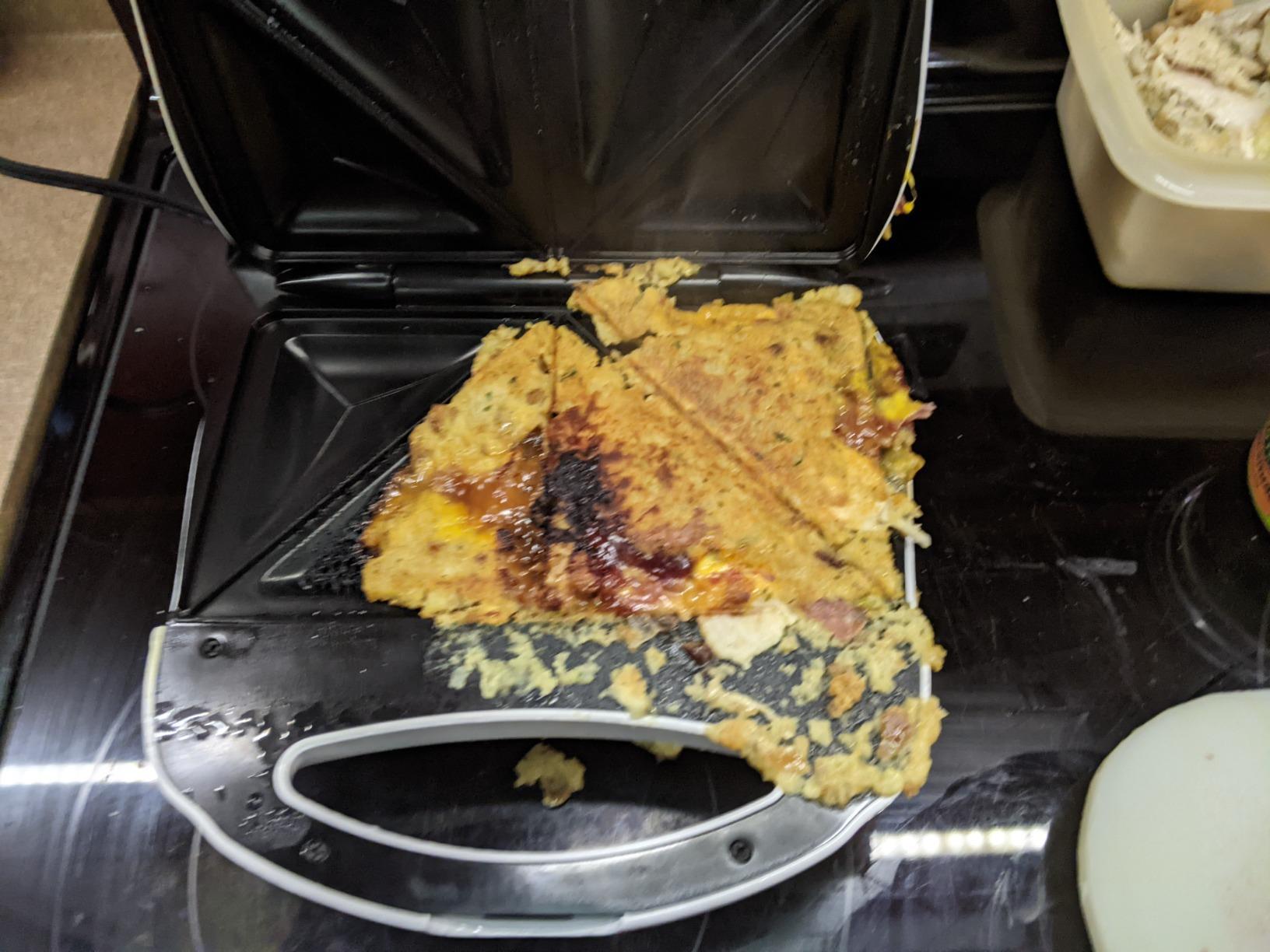 Don't expect anything but toasted sandwiches