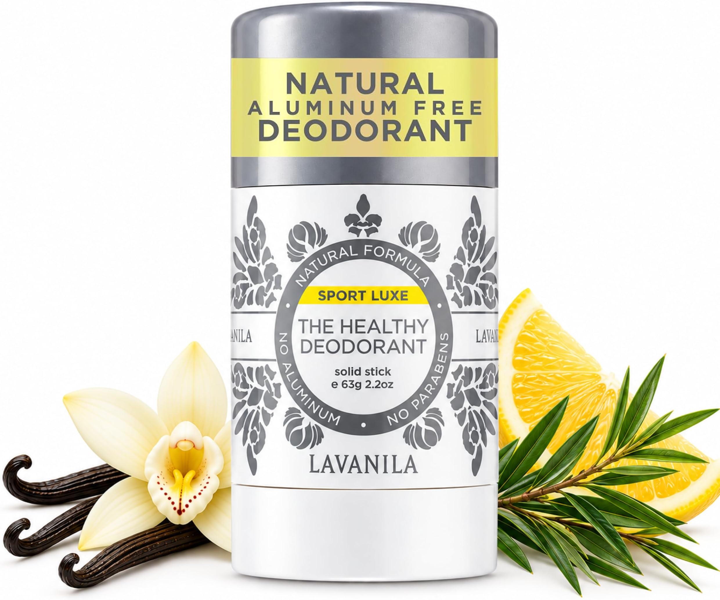 Lavanila Sport Luxe Aluminum Free Natural Deodorant, 2oz
