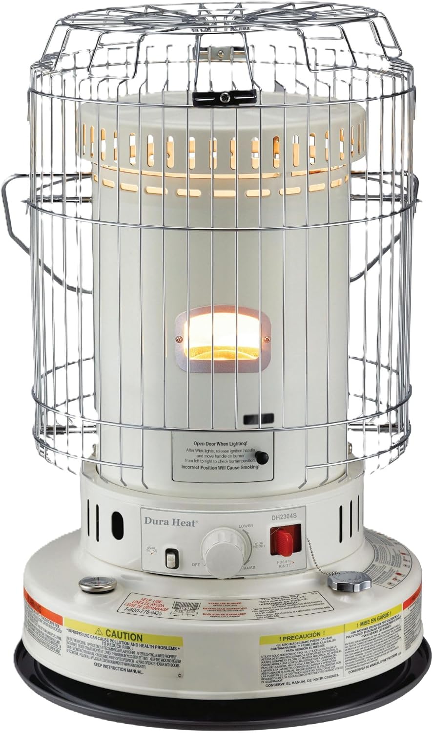 Dura Heat Convection Kerosene Heater, 23,800 BTU, Indoor Portable Heater - DH2304BB