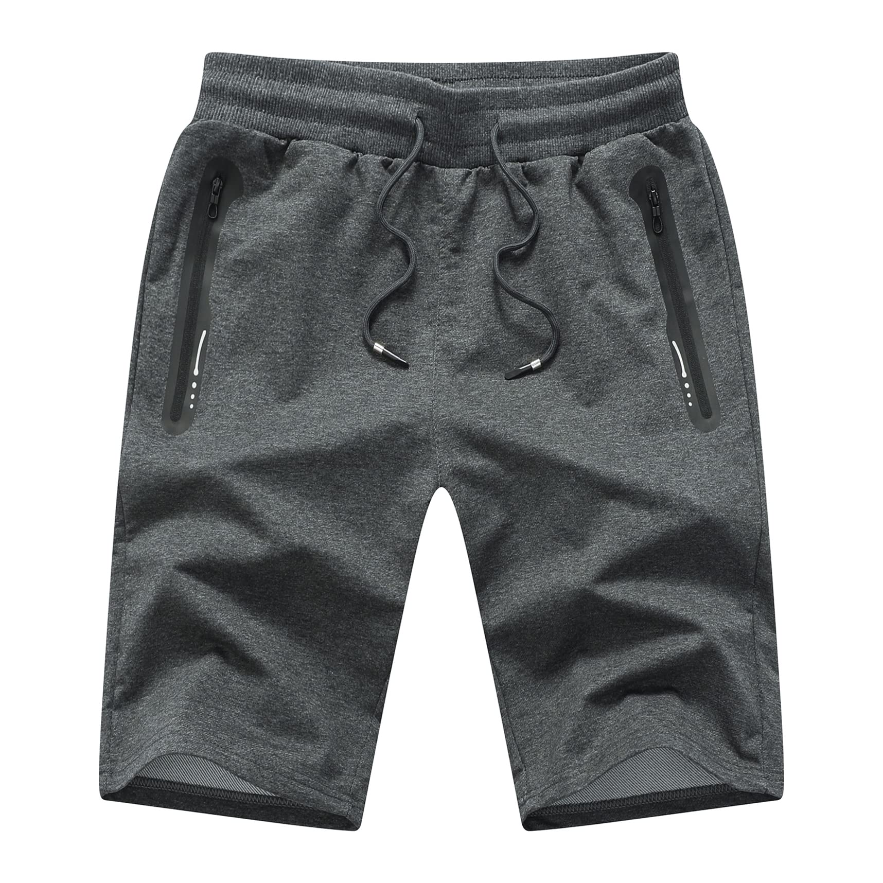 Tansozer Sport Shorts Herren Kurze Hose mit Reißverschlusstasch