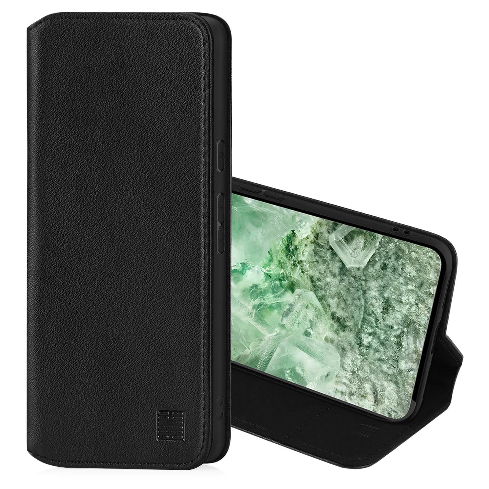 32nd Lederhülle Für Google Pixel 8 - Mit RFID-Schutz, Magnetverschluss, Standfuß & Kartenfach