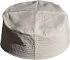 TheKufi Light Brown Flat Top Men & Kids Simple Stitch Design Cloth Muslim Kufi Namaz Cap Hat
