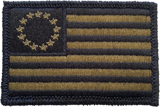 Tactical Betsy Ross Flag Patch - Olive Drab