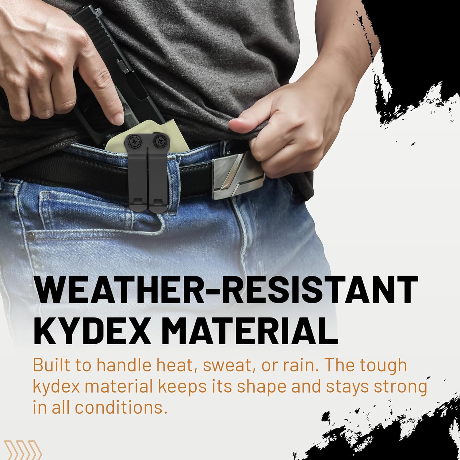 IWB Kydex Holster Compatible with Sig Sauer P938, Inside Waistband Concealed Carry, Adjustable Cant & Retention, Undercut Trigger Guard, Made in USA