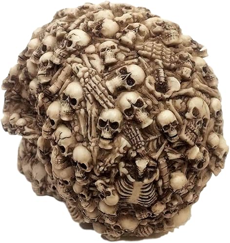 Miniatura 4 de ATL Ebros Osario Ghost Whisper Lost Souls Skull Estatua Esqueleto Cementerio de Cráneos Figura Escultura 5.5 pulgadas de largo