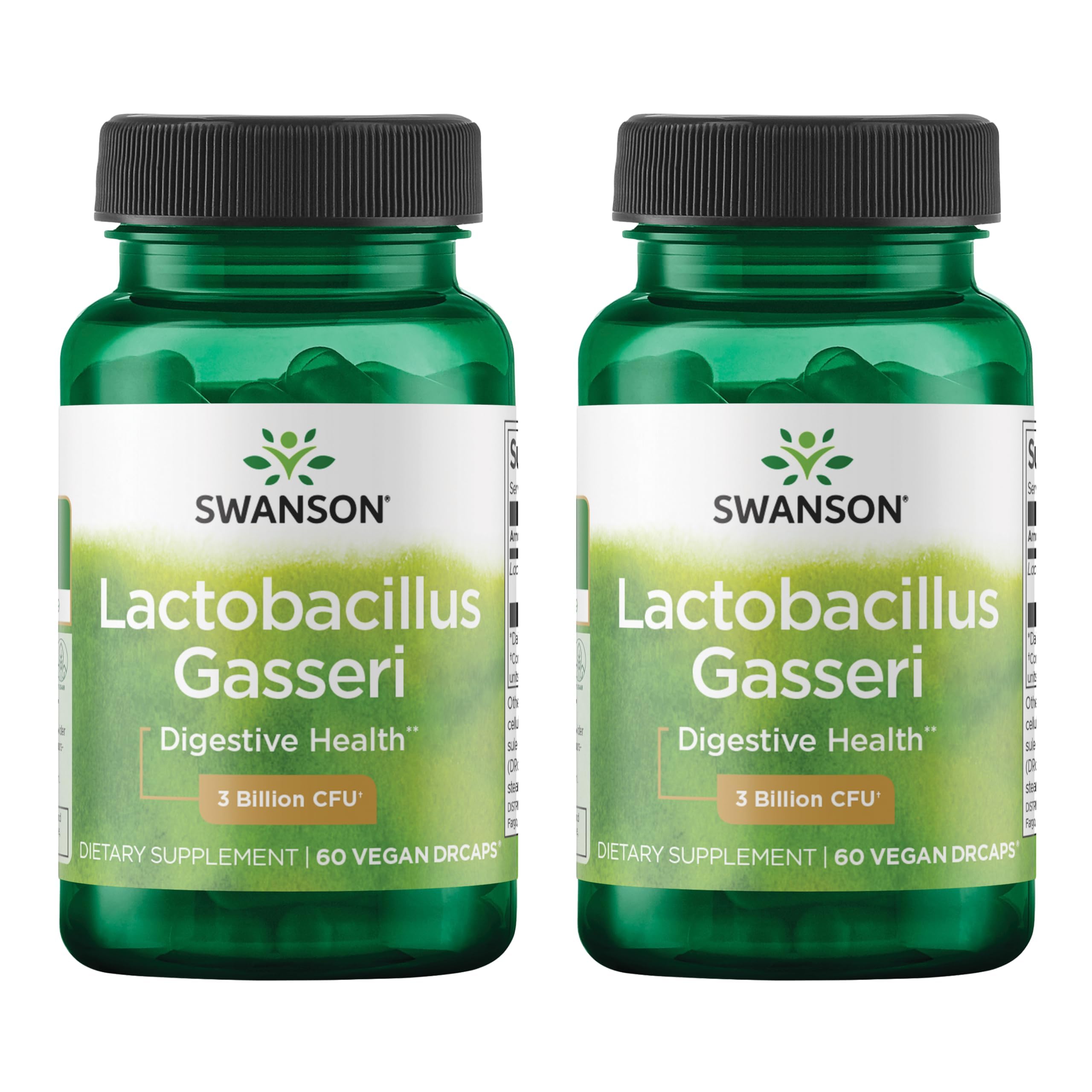 Swanson Lactobacillus Gasseri Probiotic for Adults, 60 Vegan Capsules 2