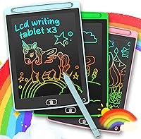 LEYAOYAO 3 Pack LCD Writing Tablets for Kids 3-6 - Colorful Erasable Doodle Boards, Reusable Drawing Pads Educational Toys