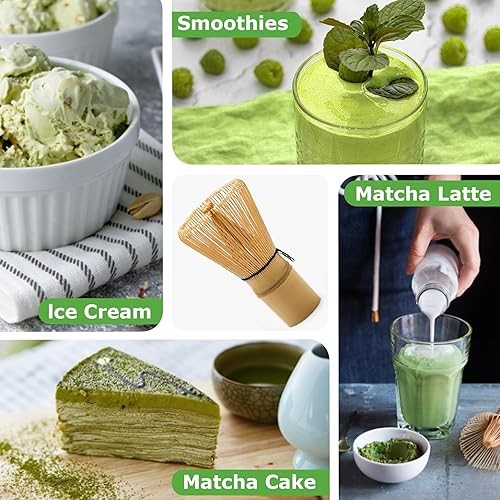 Miniatura 6 de Batidor Matcha Batidor de bambú tradicional Chasen Wisk para ceremonia de té japonesa