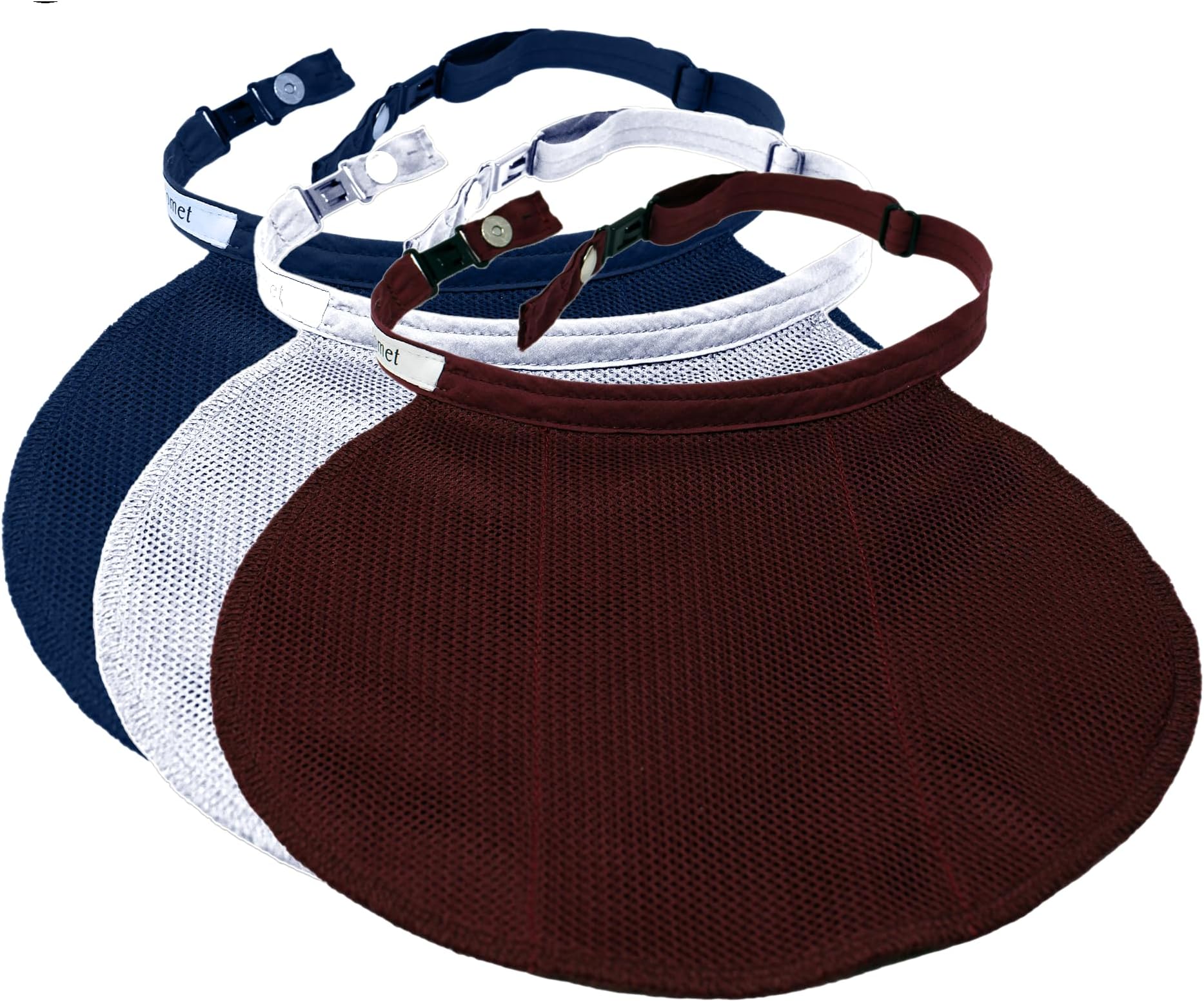 Magnetic Breathable Laryngectomy & Tracheostomy Neck Premium Stoma Guard Cover Color Variety Pack (3 PCS) (Navy, White, Burgandy)