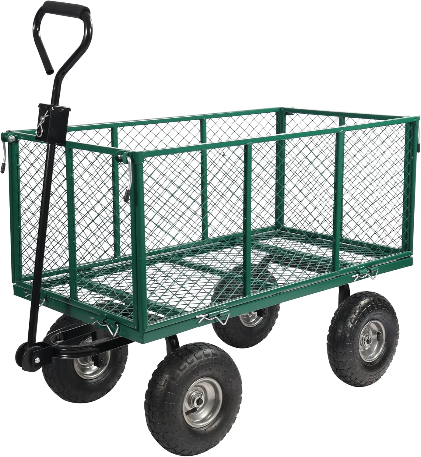 campMax Oversized Garden Carts Wagon, 650 Lbs Capacity Heavy Duty