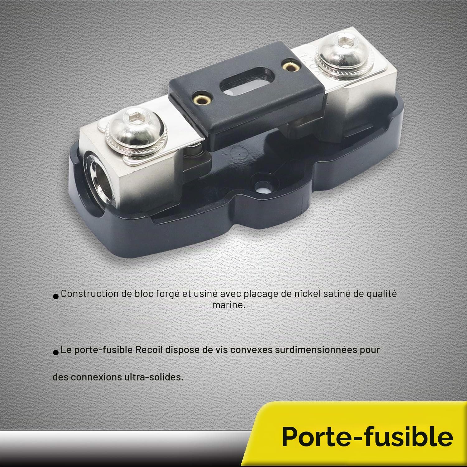 RECOIL RCK44 Kit Câblage Ampli Voiture 4 AWG (25mm²) CCA RCA OFC