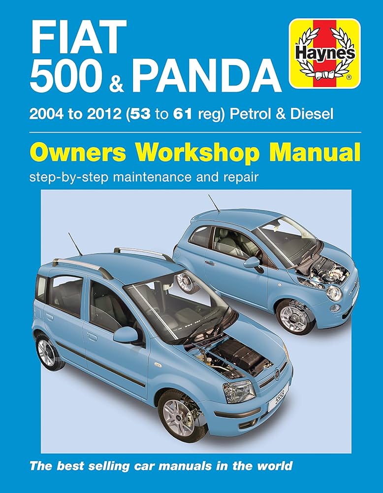 Haynes Fiat 500 & Panda (04 - 12) Repair Manual (Paperback