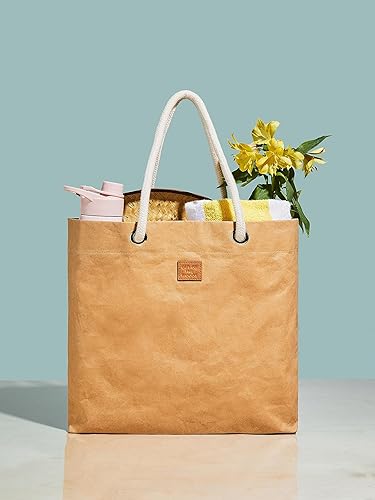Miniatura 5 de Out of the Woods Pure Cord Shopper, bolsa reutilizable para comestibles y asas, papel sobrenatural ecológico con asas de cuerda de algodón