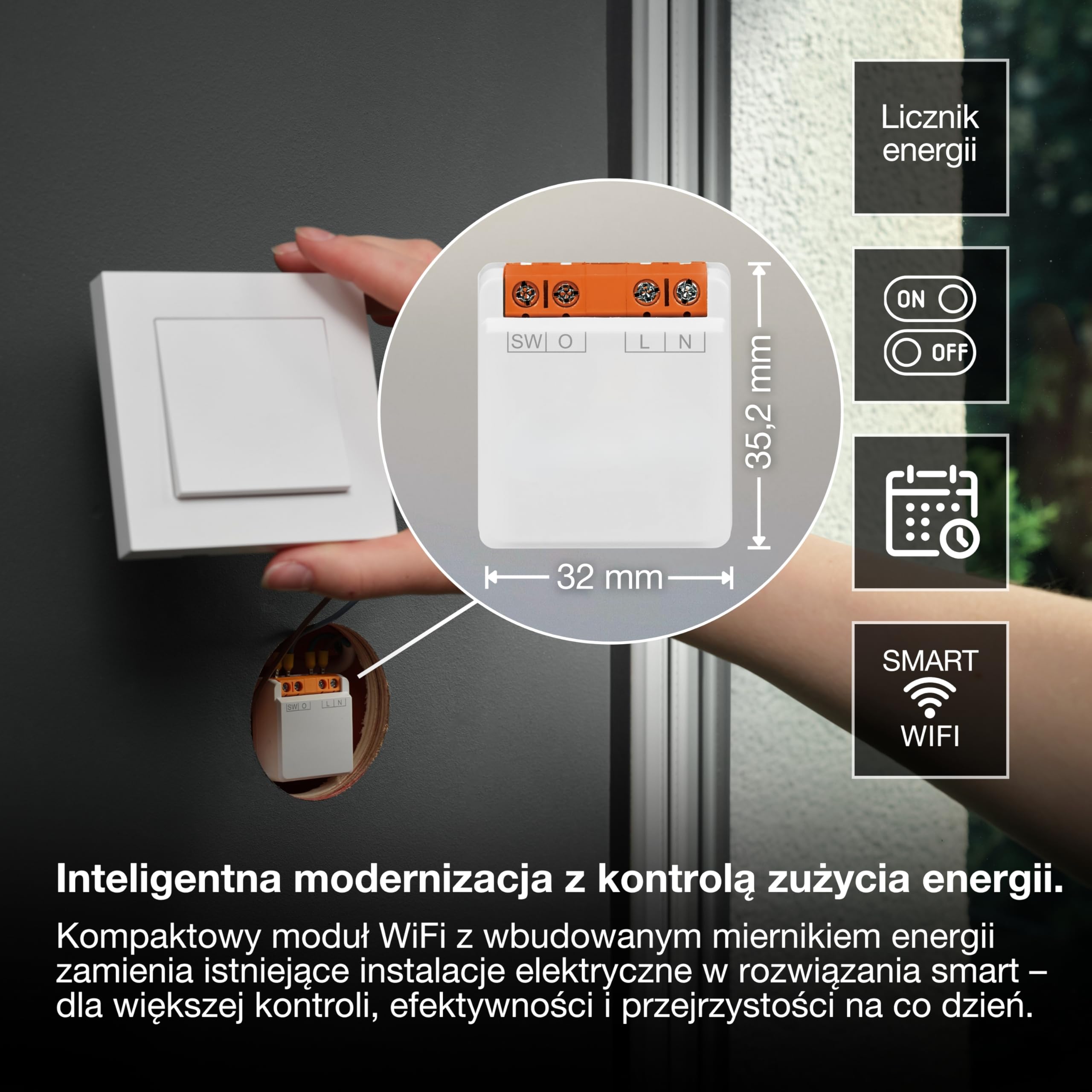 SMART+ WIFI SWITCH MODULE 1 Channel