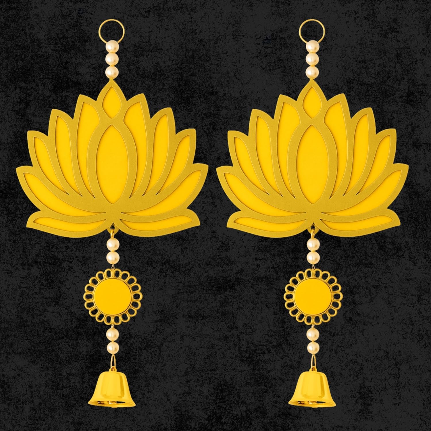 Wooden Lotus Wall Hanging - Diwali & Pooja Decor -20 Wooden Lotus Wall Hanging - Diwali & Pooja Decor -20