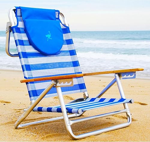 Miniatura 2 de Ostrich SBSC-1016B South Beach Silla de arena, azul