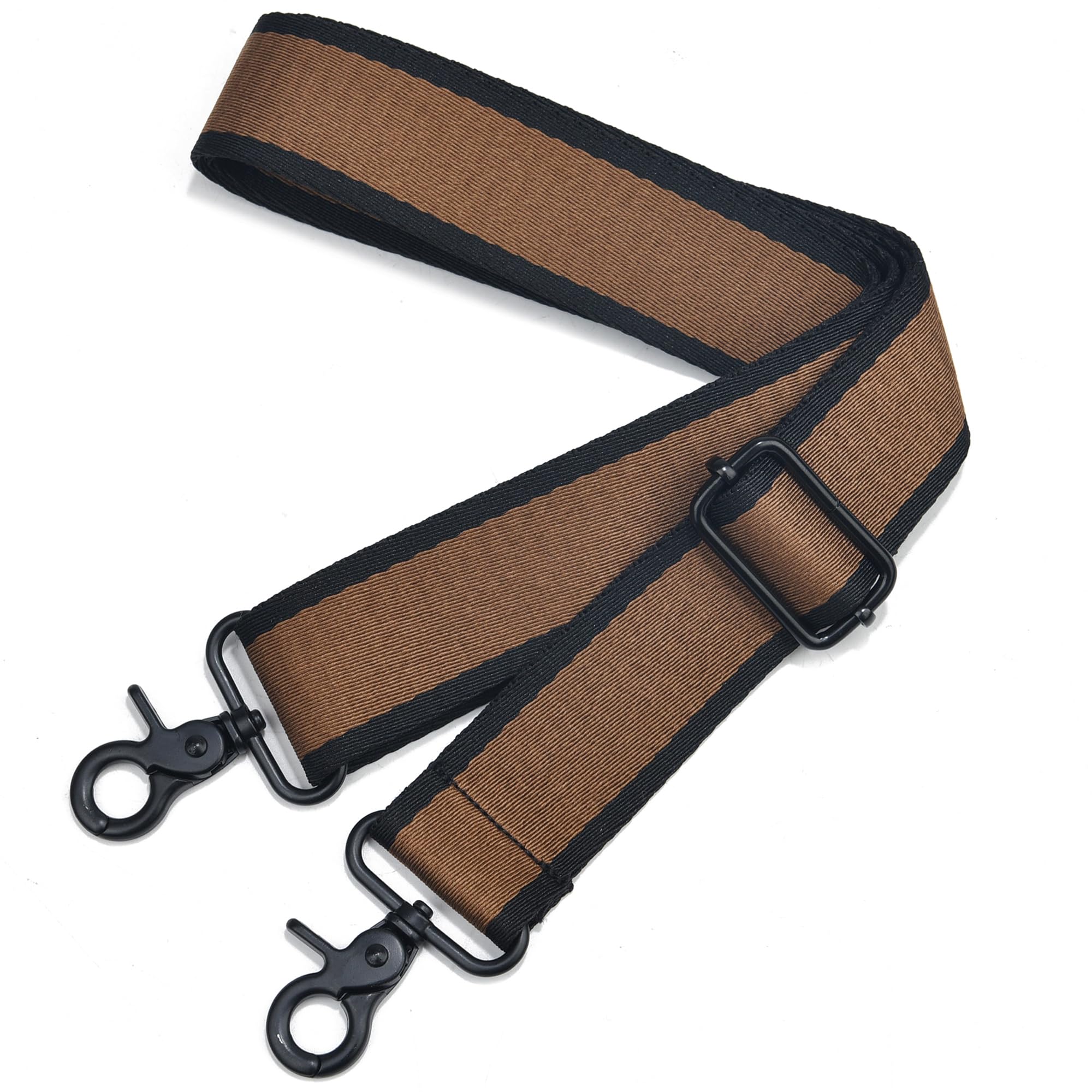 Wide Purse Strap Adjustable Replacement Crossbody Bag Strap Silver Hardware Shoulder Straps