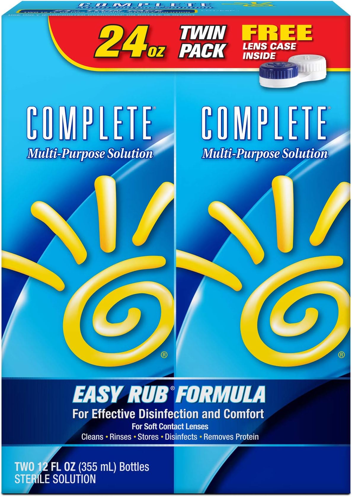 Complete Moisture Plus Multi Purpose Solution for Contact Lenses, 24 Ounce