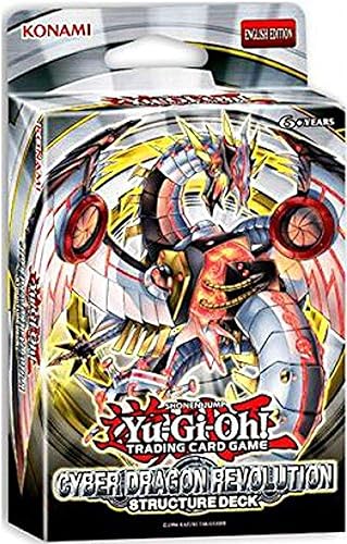 Juego de intercambio de cartas de YuGiOh TCG Cyber Dragon Revolution Structure Deck, 42 Tarjetas