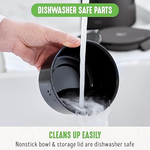 Miniatura 8 de GreenLife Lonchera eléctrica de 20 onzas, calentador de alimentos y sopa, interior antiadherente de cerámica sin PFAS ni PFOA, portátil para viajes