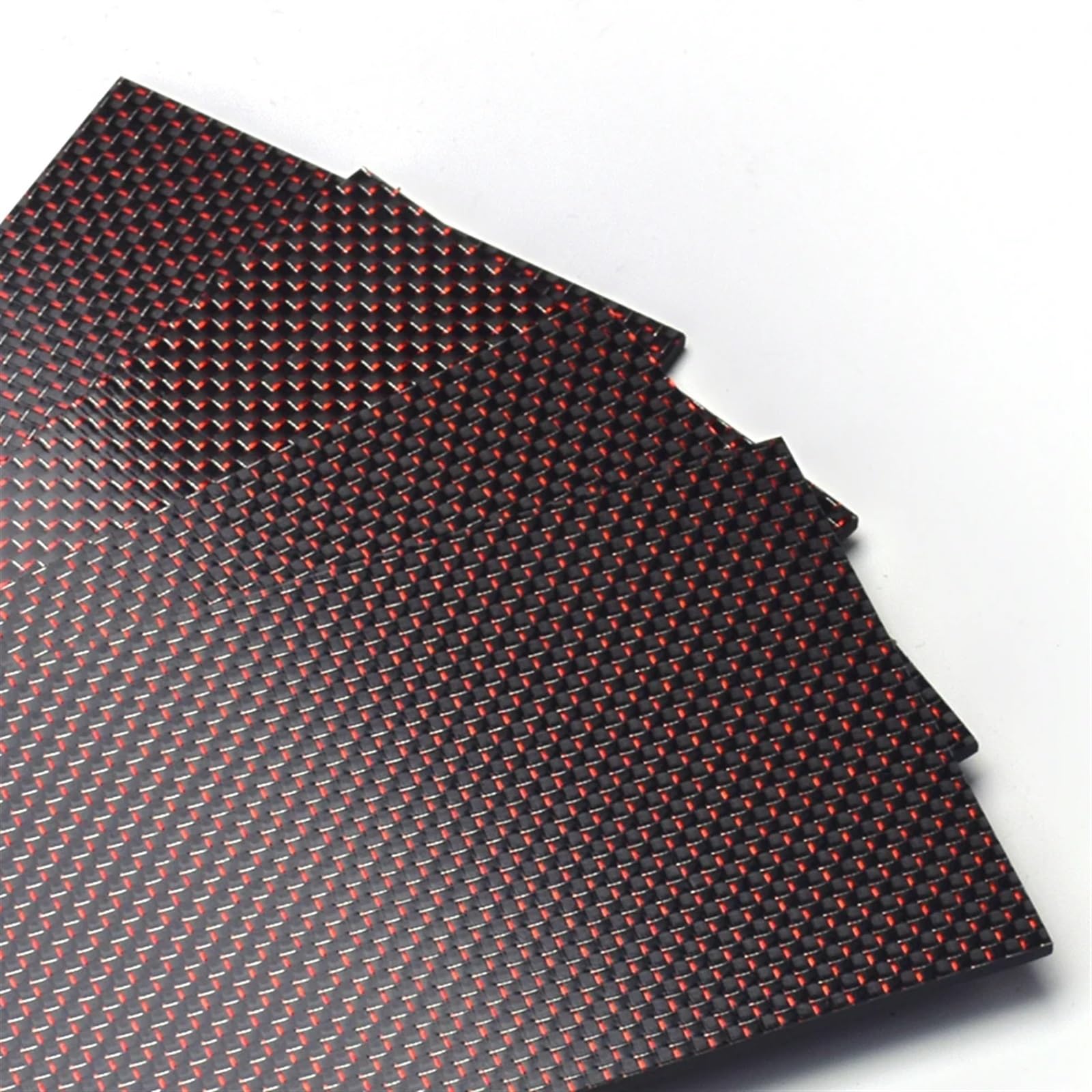 Feuilles De Fibre De Carbone Plaque de feuille panneau Fiber carbone couleur 200x250mm d'épaisseur 0.5 1. 2 5mm(Gold 2.5mm Glossy)