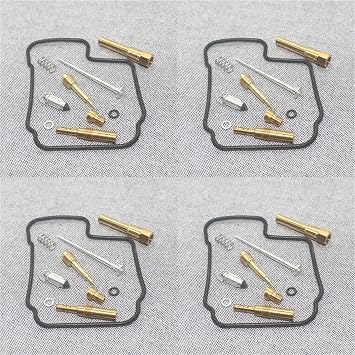 4 Sets Motorcycle Carburetor Repair Kits Carburetor Parts For CBR 250 400 CBR250 MC19 MC23 CBR400RR