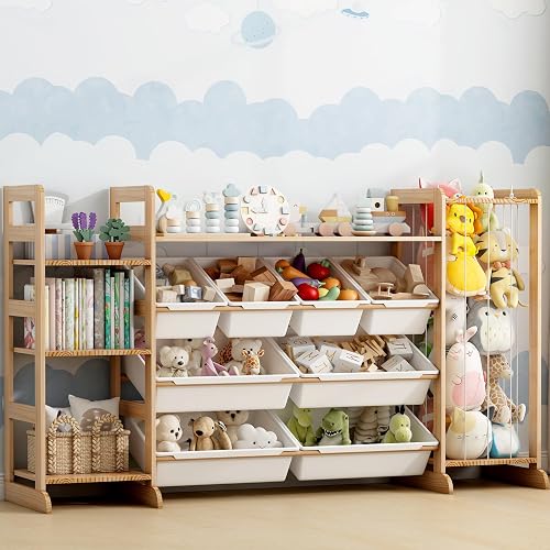 Wumagin Meuble de Rangement Jouets Enfant Bibliothèque En…