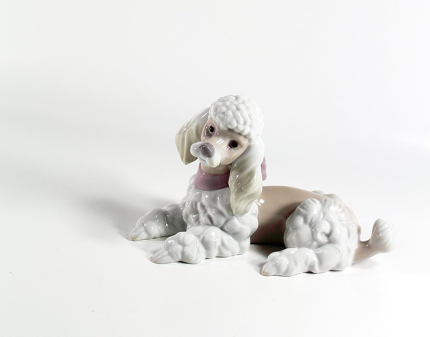 Lladro Poodle Collectible Figurine 06337 Retired Glazed