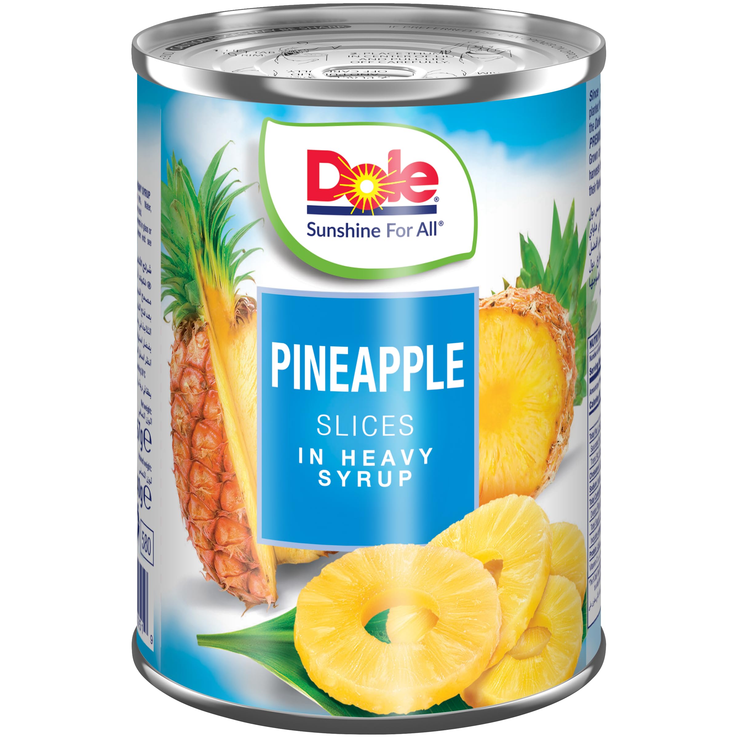 DOLE Pineapple Slices In Heavy Syrup, 567 gm