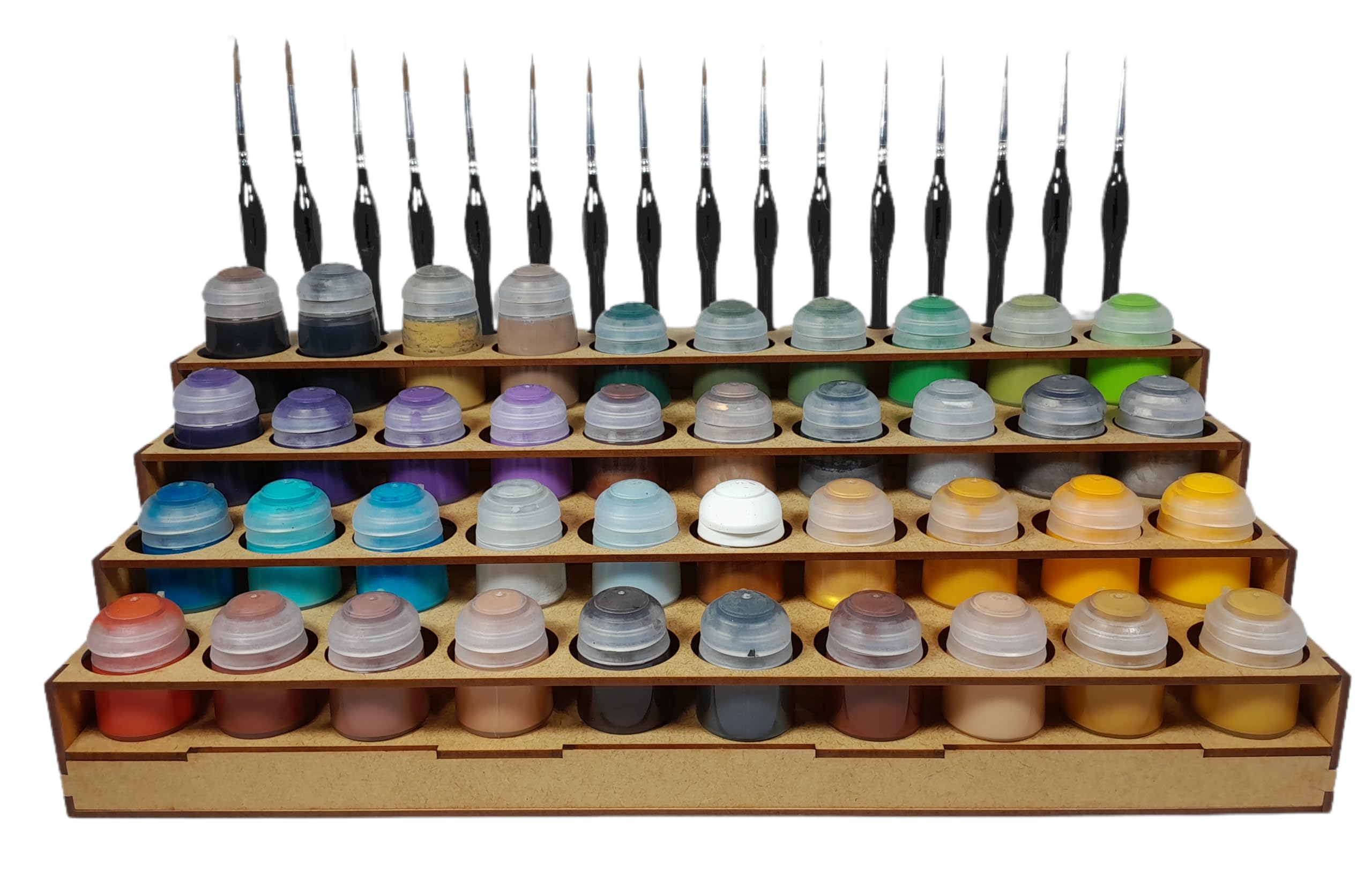Rangement Peintures Citadel 40 Pots 16 Pinceaux. Support Peinture Warhammer 40k Rangement Maquette Tamiya