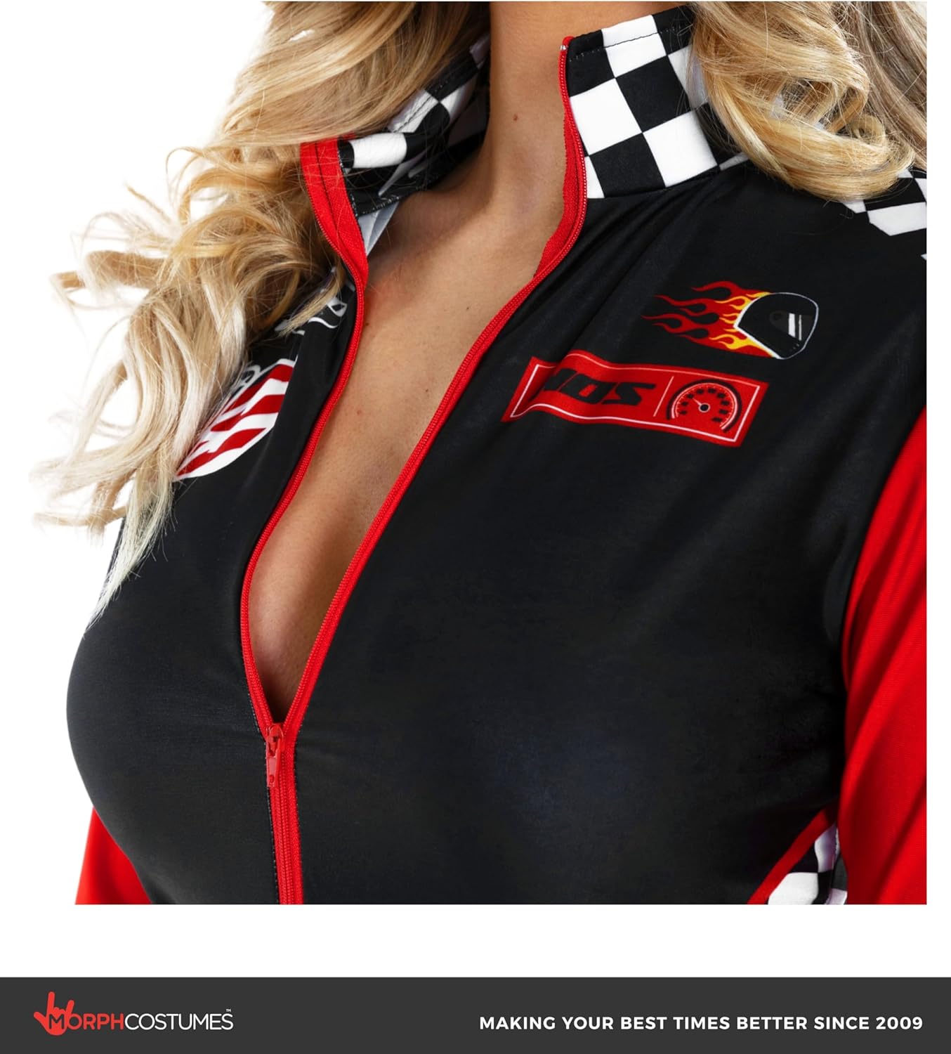 Morph Racer Costume for Women, Race Car Driver Costume Woman, Racing Costumes, Halloween Costumes For Women