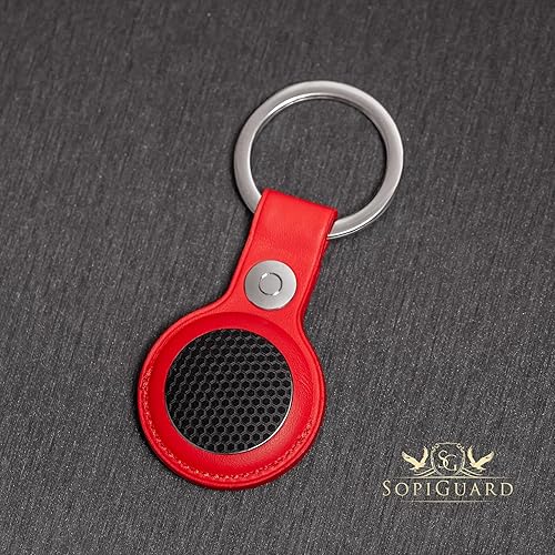 Vista 42 de SopiGuard Adhesivo para Apple AirTag Precision de borde a borde para panel trasero (gris bronce cepillado)