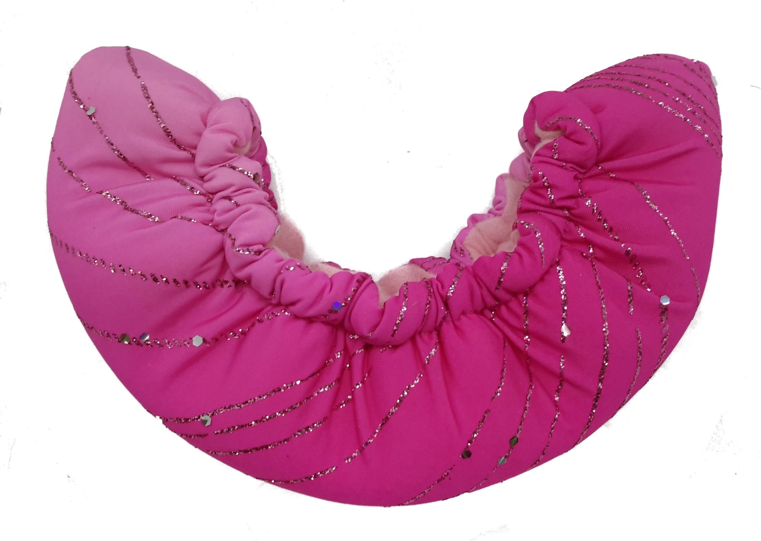 Igloo Sports Pink Ombre Glitter ice Skate soakers, ice Skate Blade Covers