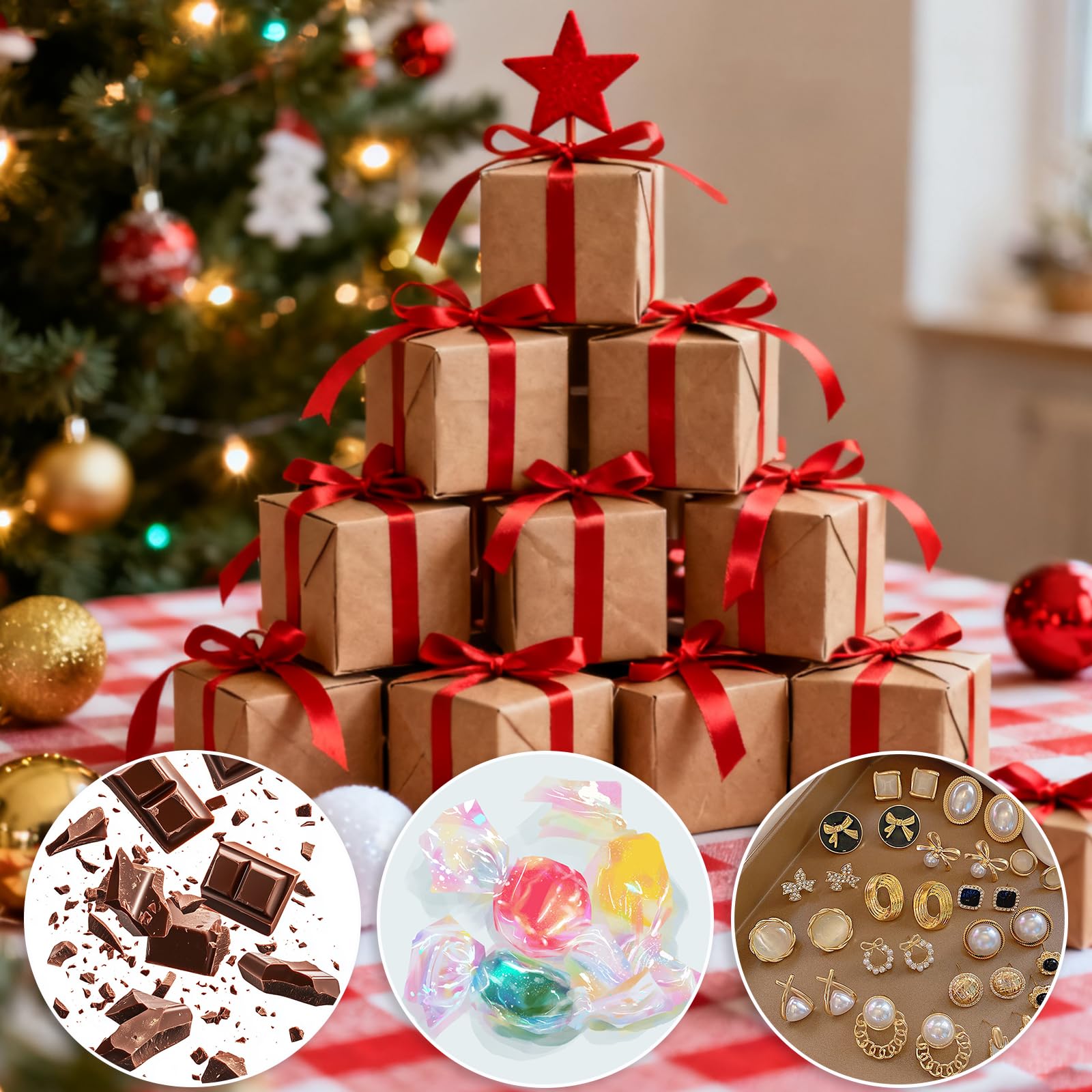 50 Pièces Boîtes Cadeaux Blanches Pliable Kraft 5x5x5cm - Boîtes Pour Cadeaux Bijoux Anniversaire Mariage
