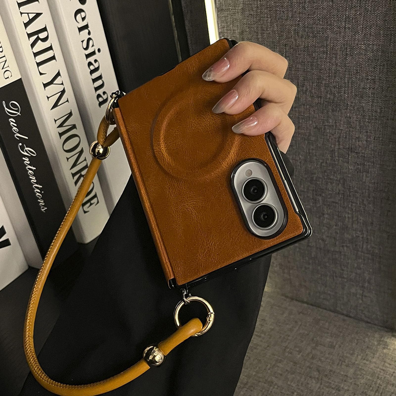 Bransoletki etui do Samsung Galaxy Z Fold 8, magnetyczne matowe